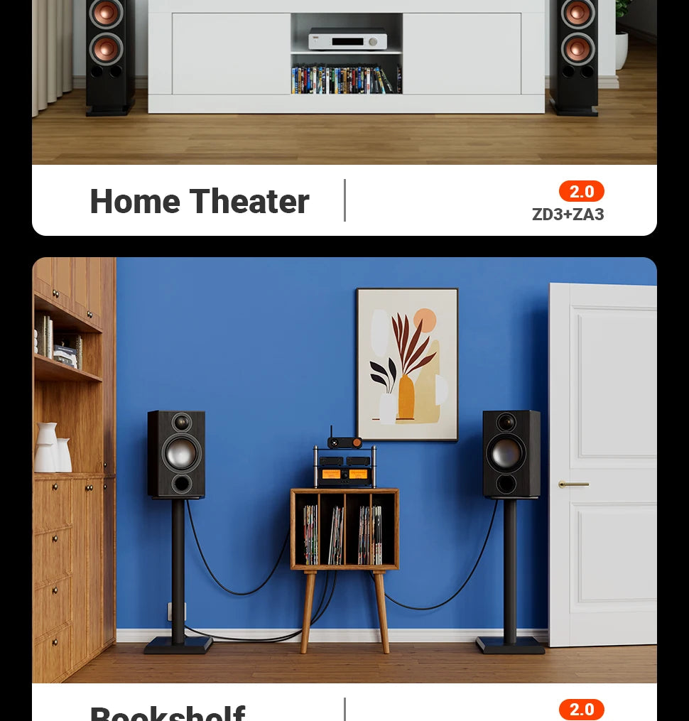 Fosi Audio ZD3 Bluetooth Desktop DAC – ES9039Q2M, USB/ARC, Remote Control