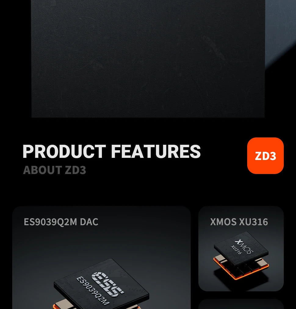 Fosi Audio ZD3 Bluetooth Desktop DAC – ES9039Q2M, USB/ARC, Remote Control