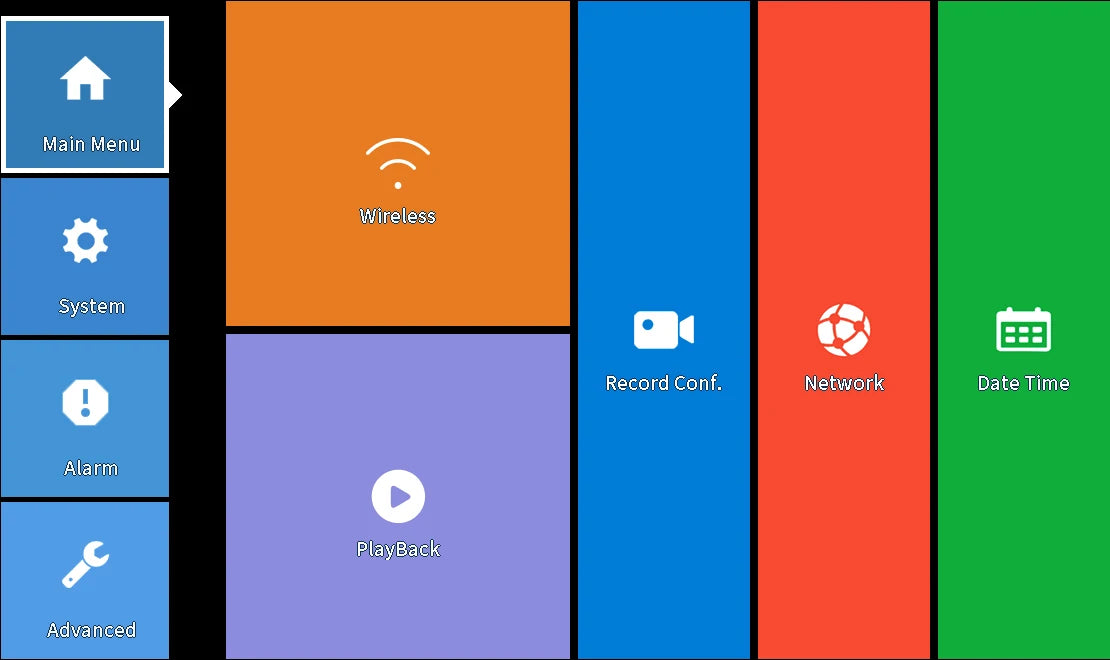 WiFi NVR 8CH/4CH 6MP H.265 ONVIF – Network Video Recorder with Face Detection