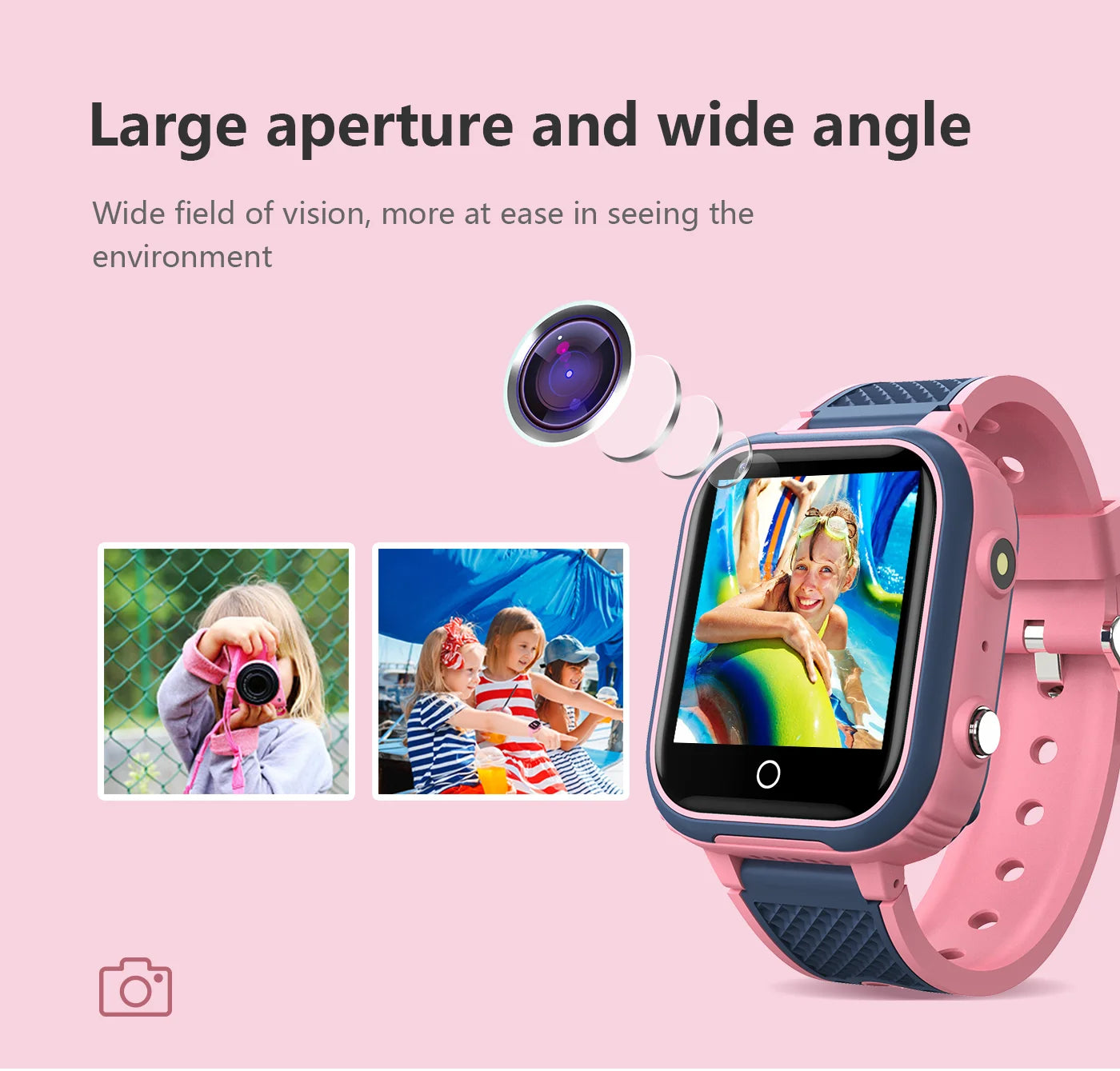 LT21 4G Kids Smartwatch – GPS Tracker, Video Call, SOS, IP67 Waterproof, WiFi, Camera, Phone Watch for Children