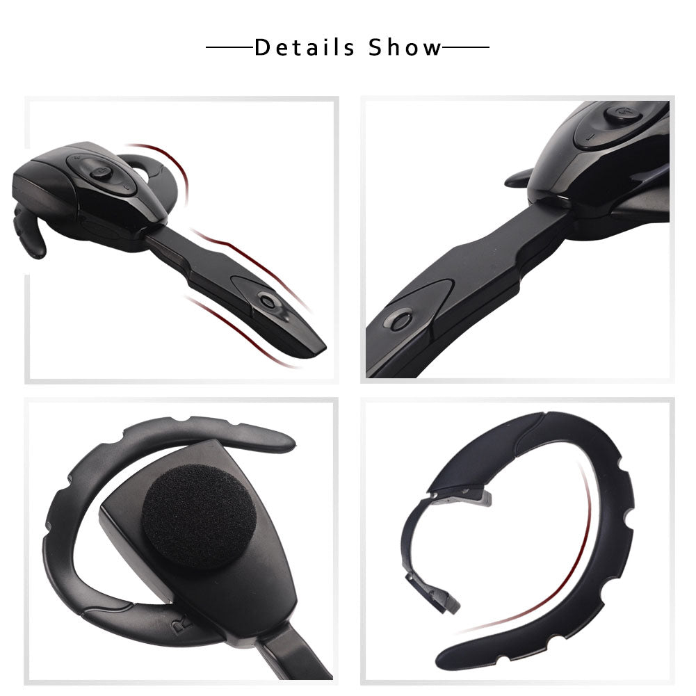 Wireless Bluetooth Headset – Hands-Free Business Earphones with Mic