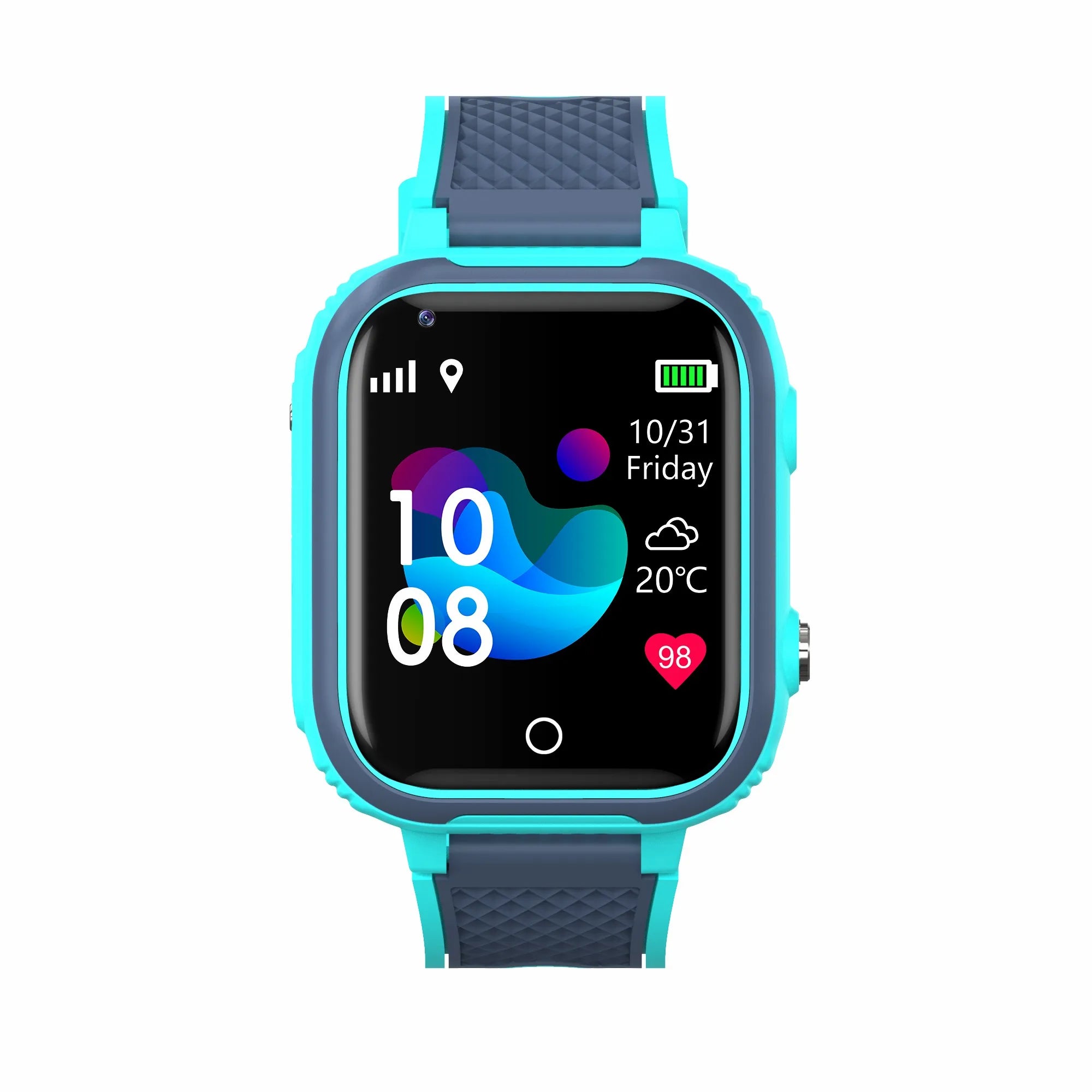 LT21 4G Kids Smartwatch – GPS Tracker, Video Call, SOS, IP67 Waterproof, WiFi, Camera, Phone Watch for Children