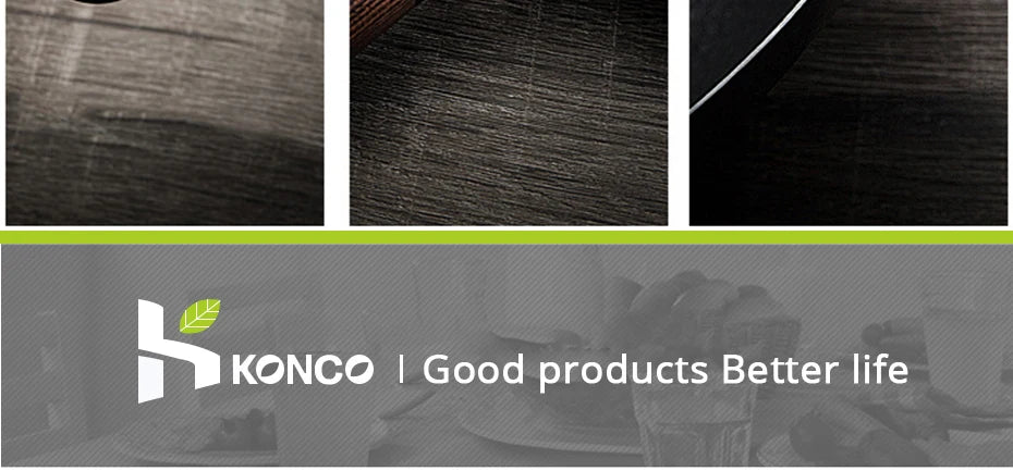 Konco 32cm Pure Iron Wok – Non-Coated Cast Iron Pan for Gas & Induction Cookers