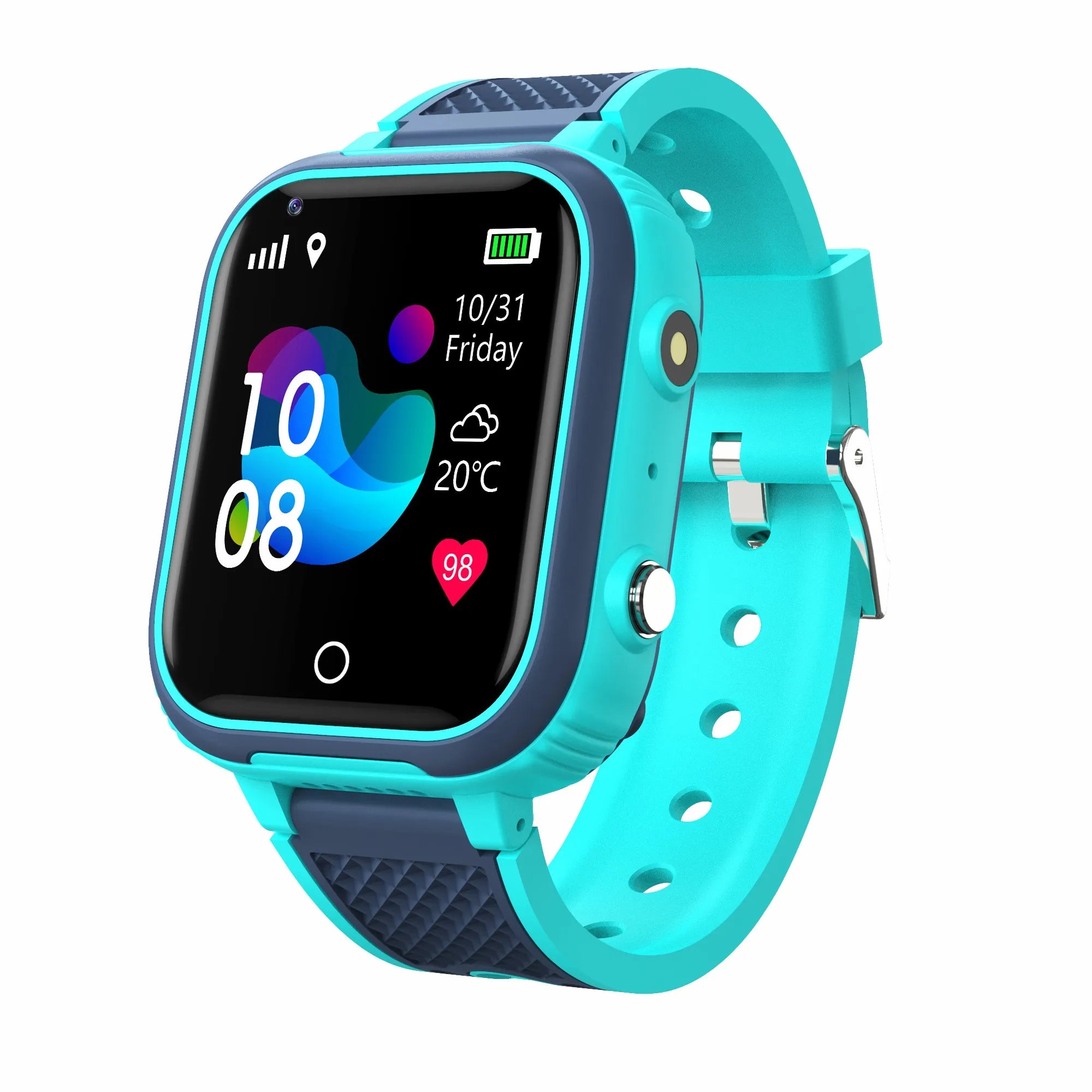 LT21 4G Kids Smartwatch – GPS Tracker, Video Call, SOS, IP67 Waterproof, WiFi, Camera, Phone Watch for Children