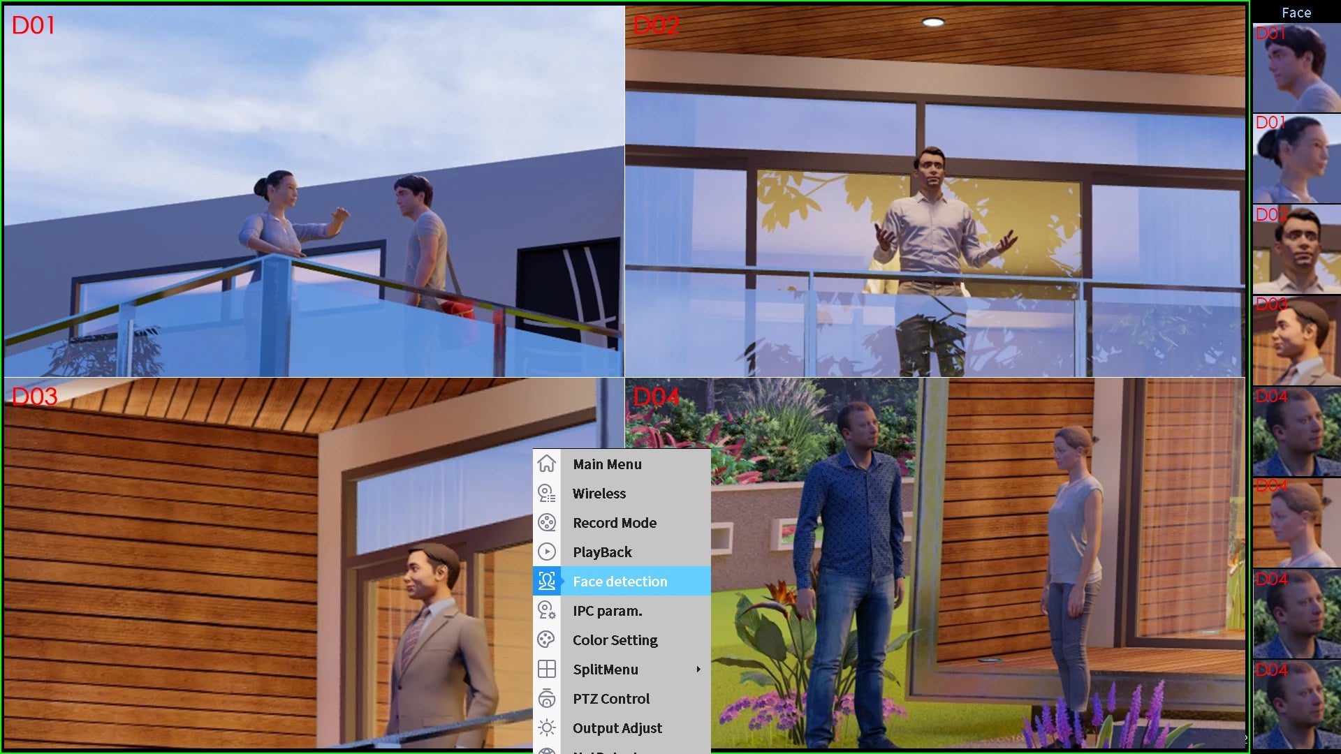 WiFi NVR 8CH/4CH 6MP H.265 ONVIF – Network Video Recorder with Face Detection