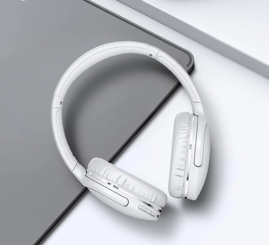 Baseus D02 Pro Wireless Headphones – HiFi Bluetooth Foldable Headset with Audio Cable