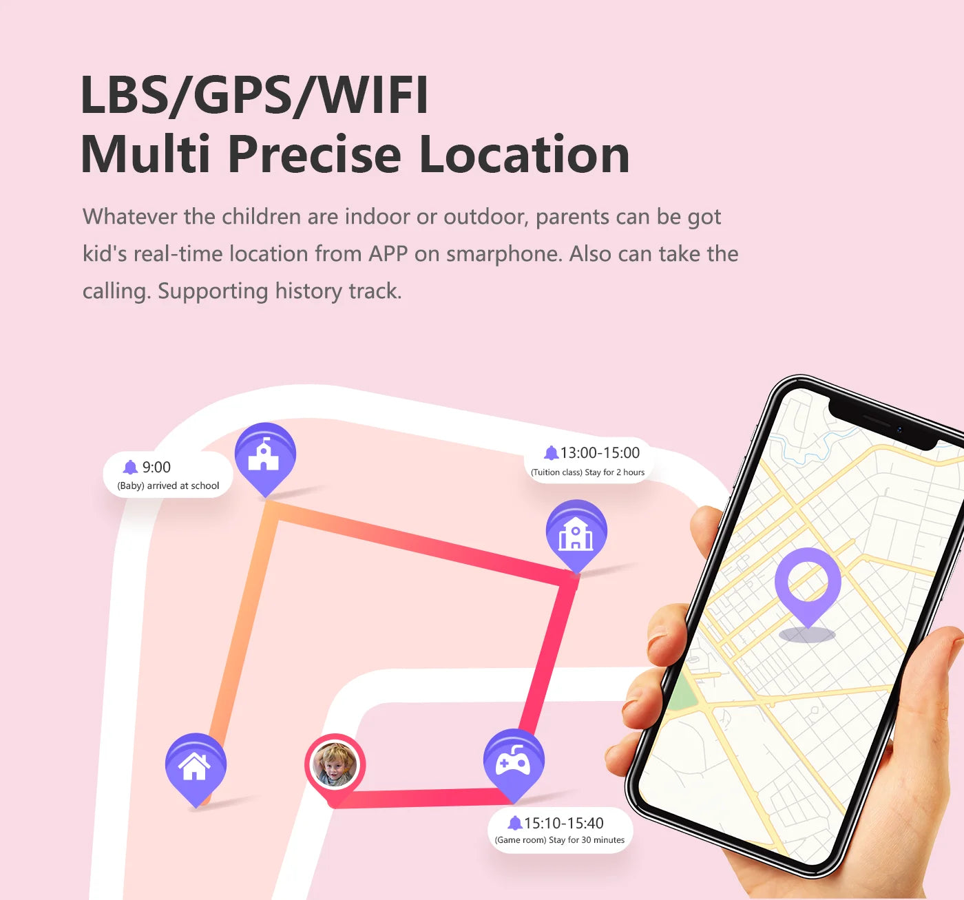 LT21 4G Kids Smartwatch – GPS Tracker, Video Call, SOS, IP67 Waterproof, WiFi, Camera, Phone Watch for Children