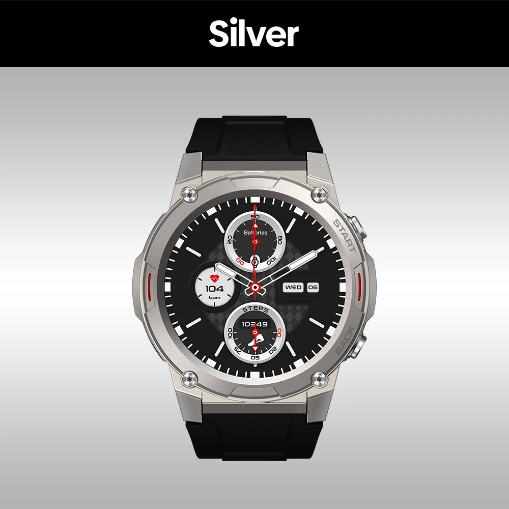 Zeblaze VIBE 7 PRO – 1.43" AMOLED Smartwatch with Call & Health Tracking