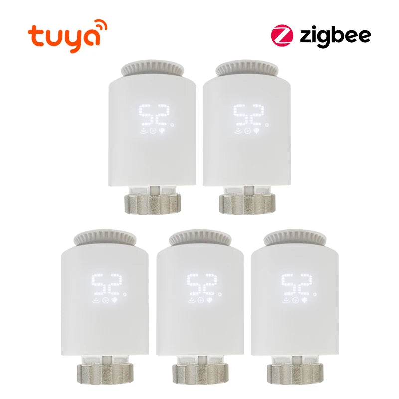 Tuya ZigBee 3.0 Smart TRV – Thermostatic Radiator Valve with Alexa & Google Home Support