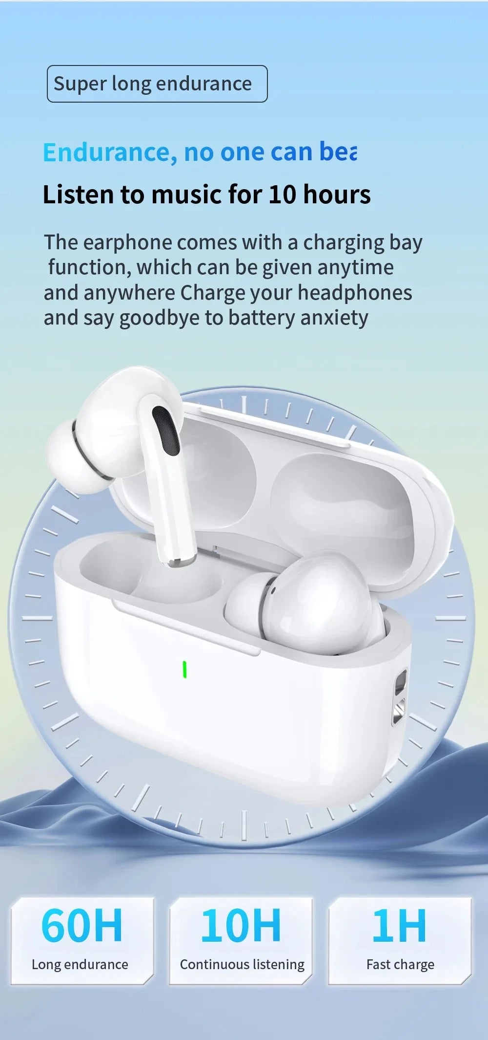 2024 Air Pro True Wireless Earbuds – HiFi Bluetooth Earphones with Noise Reduction