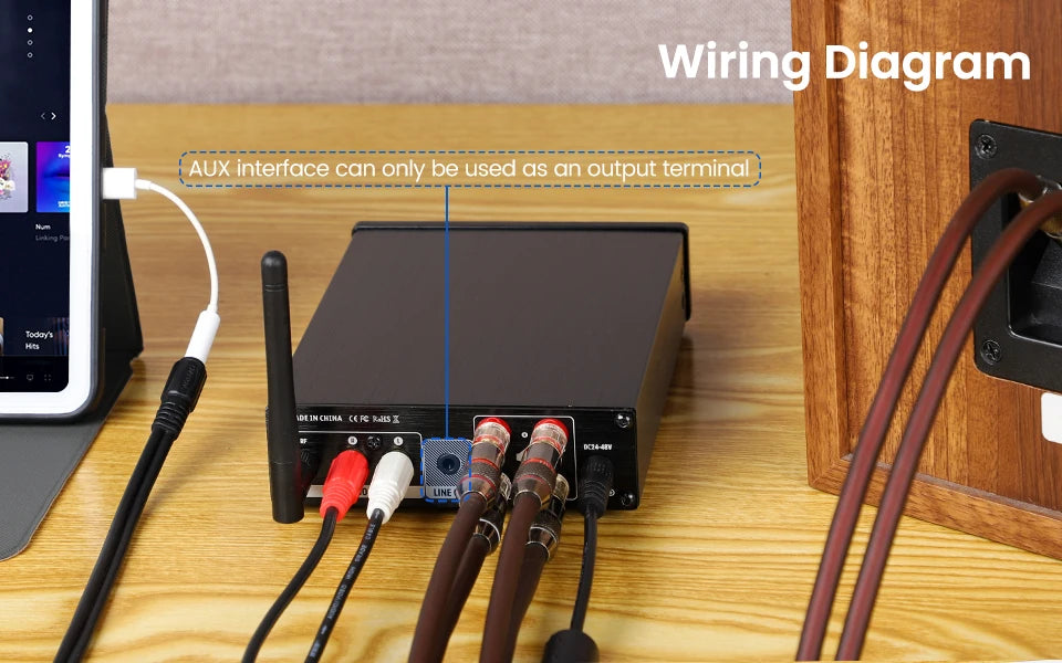 AIYIMA A07 PRO Bluetooth Stereo Amplifier – TPA3255, 300W x2, aptX Support