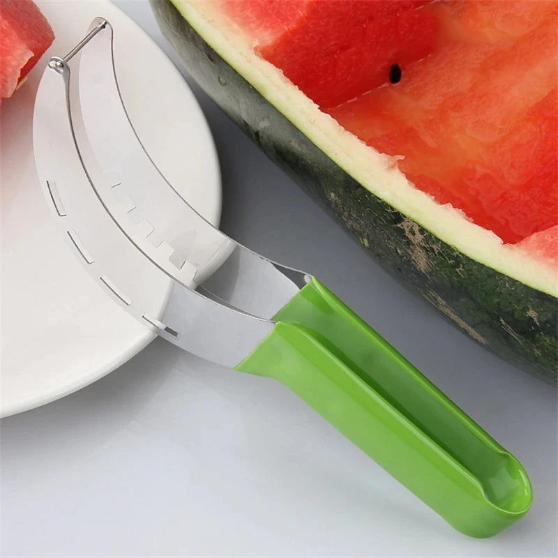 Stainless Steel Windmill Watermelon Cutter – Fruit Slicer & Watermelon Digger Kitchen Gadget