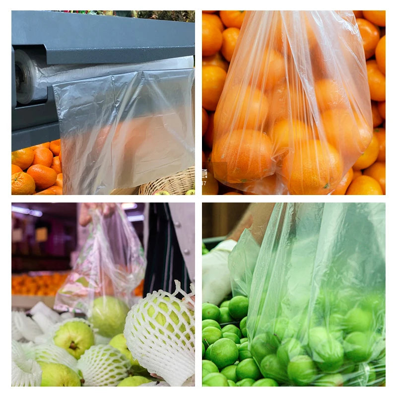 Eco-Friendly Food Fresh-Keeping Bags – 800g Large Roll for Kitchen & Freezer Use