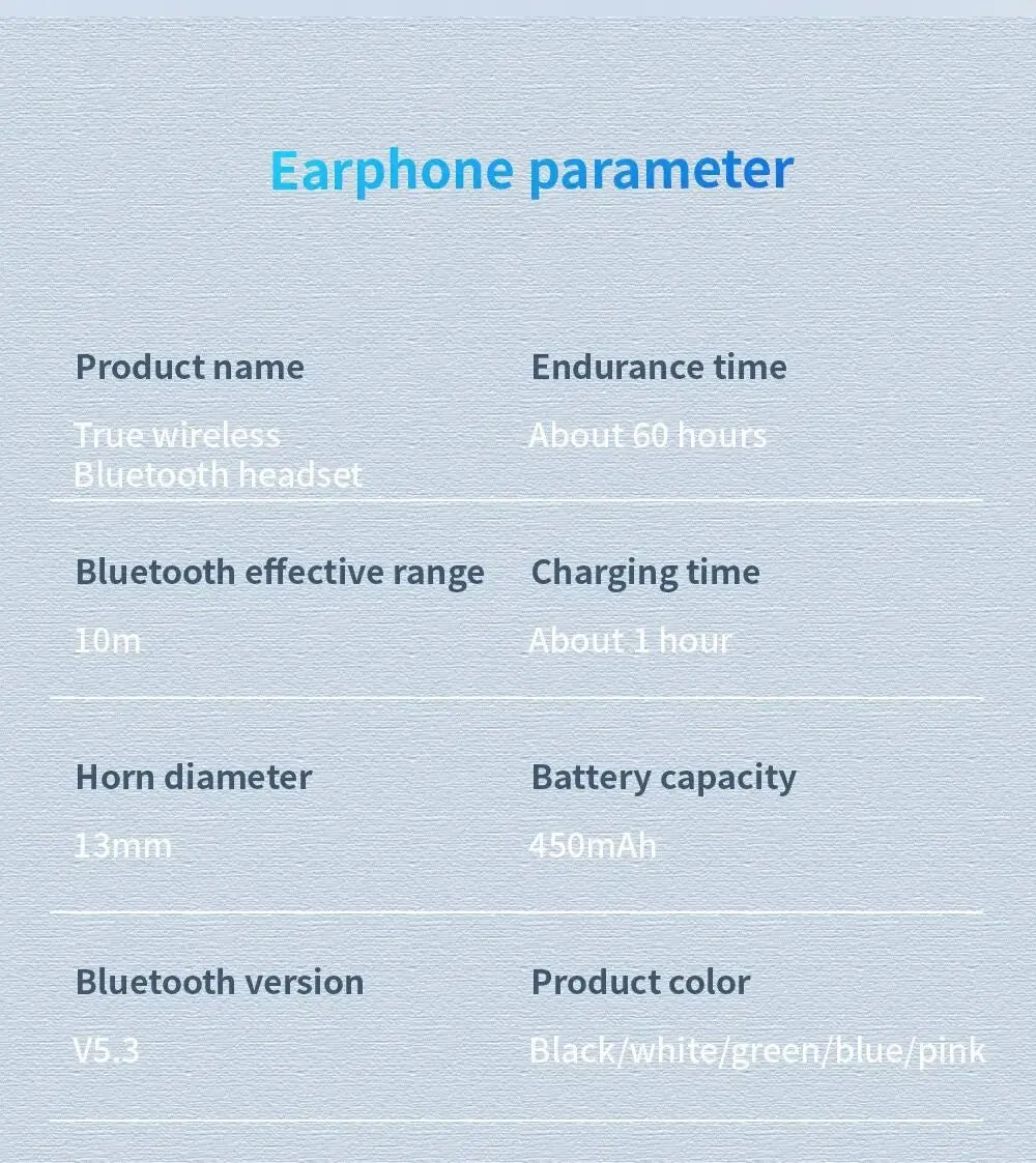 2024 Air Pro True Wireless Earbuds – HiFi Bluetooth Earphones with Noise Reduction