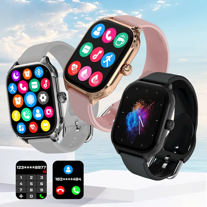 LAXASFIT H9 Smartwatch – 2025 Bluetooth Fitness Tracker