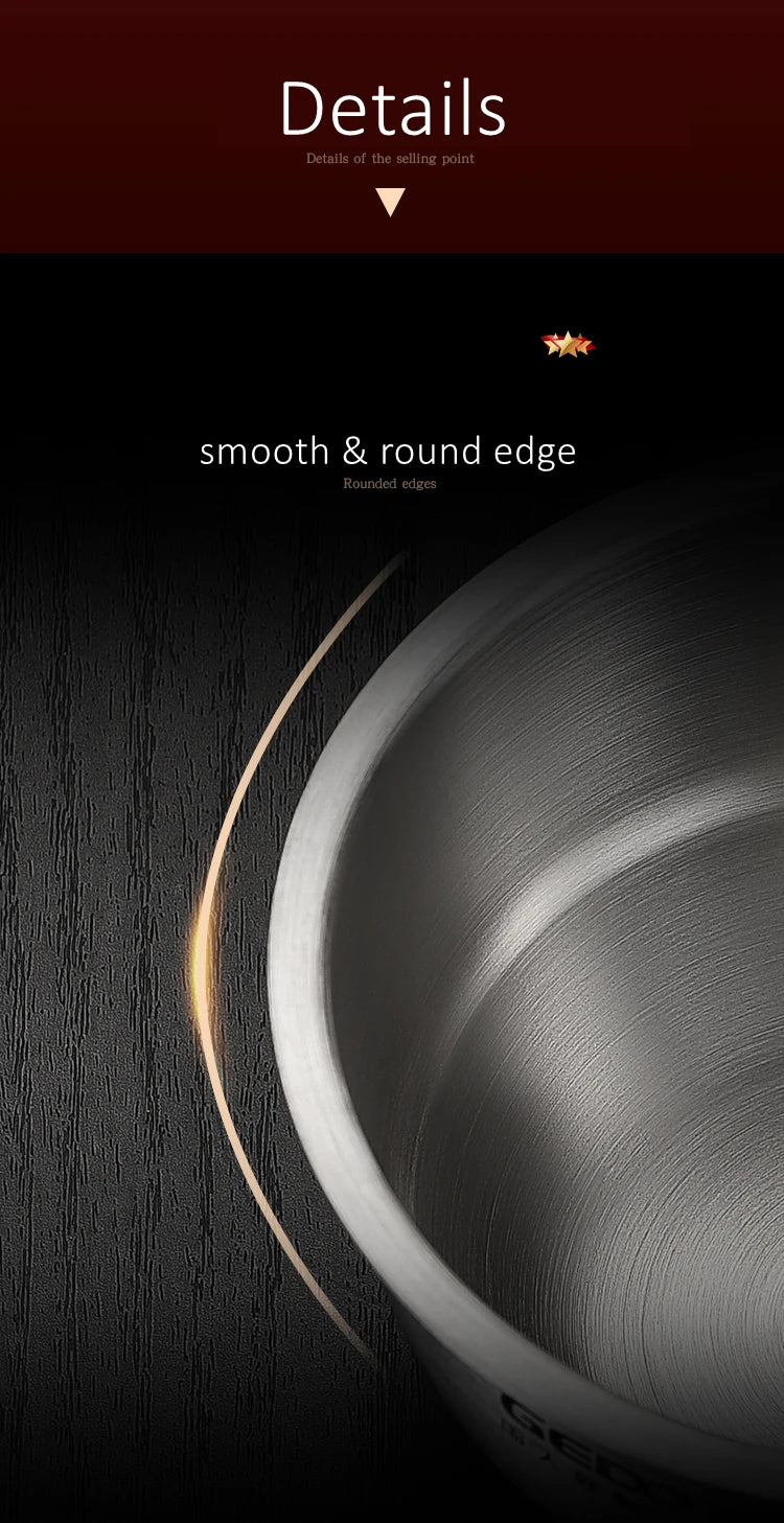 LFGB Certified 304 Stainless Steel Egg Custard Steamer – Ultra Thick & Durable Food Steaming Bowl for Kitchen