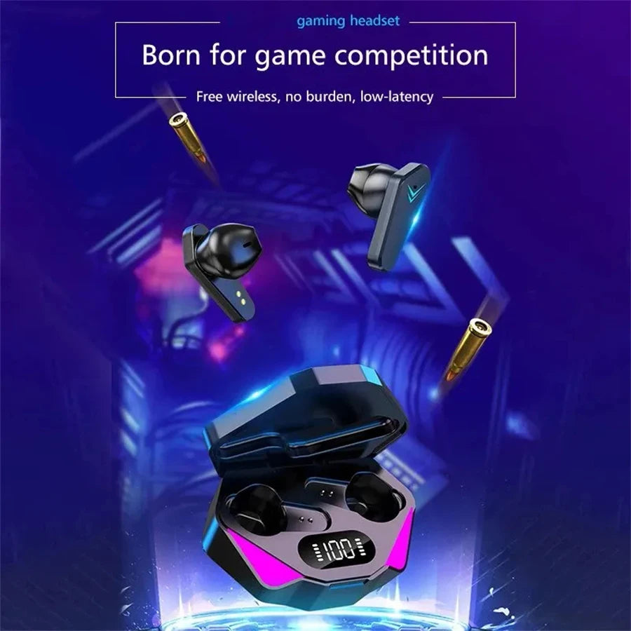 New TWS Wireless Bluetooth Earphones – Waterproof Sport Headset with Mic