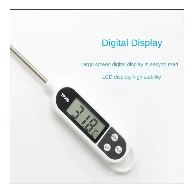 Digital Kitchen Thermometer – Electronic Food & Meat Temperature Measuring Tool with LCD Display