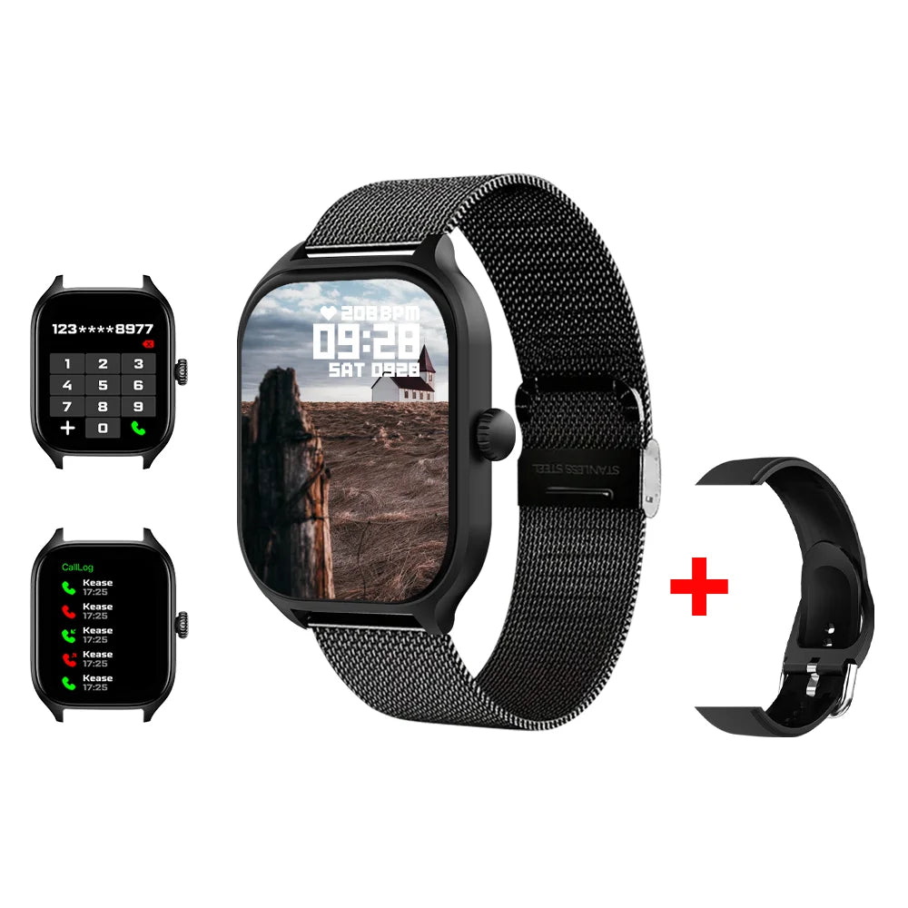 LAXASFIT H9 Smartwatch – 2025 Bluetooth Fitness Tracker