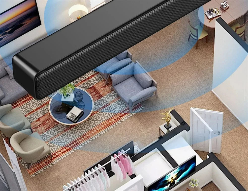 Original Bluetooth Subwoofer Soundbar – Wireless TV & Computer Speaker