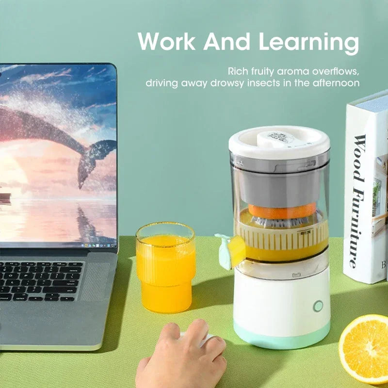Electric Citrus Juicer – USB Rechargeable Orange & Lemon Squeezer