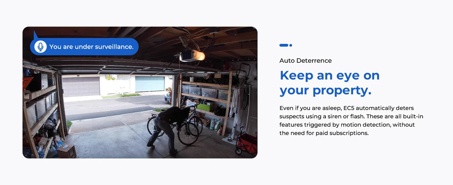 IMILAB EC5 3MP 2K Floodlight Outdoor Security Camera – 360° PTZ, Color Night Vision, Human Tracking, Auto Deterrence