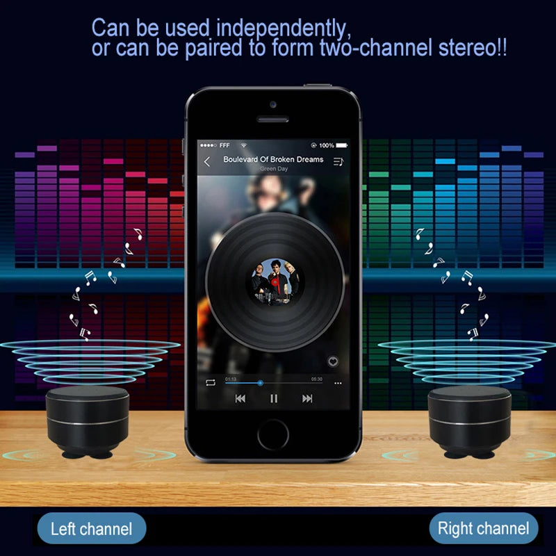 Bone Conduction Wireless Speaker – TWS Hi-Fi Sound with Sucker Mount & Wearable Loop