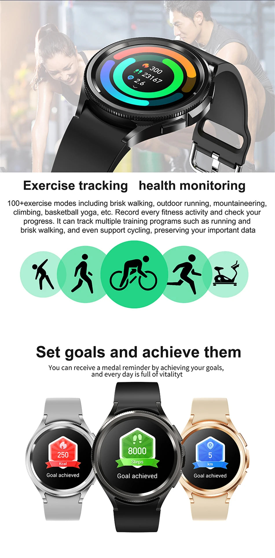 Samsung Galaxy Watch6 Classic – GPS Smartwatch with Bluetooth Call & Health Tracking