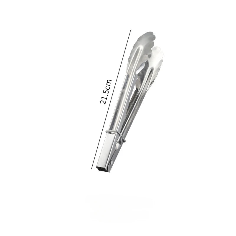Stainless Steel Kitchen Food Tongs – Cooking, BBQ & Buffet Utensils