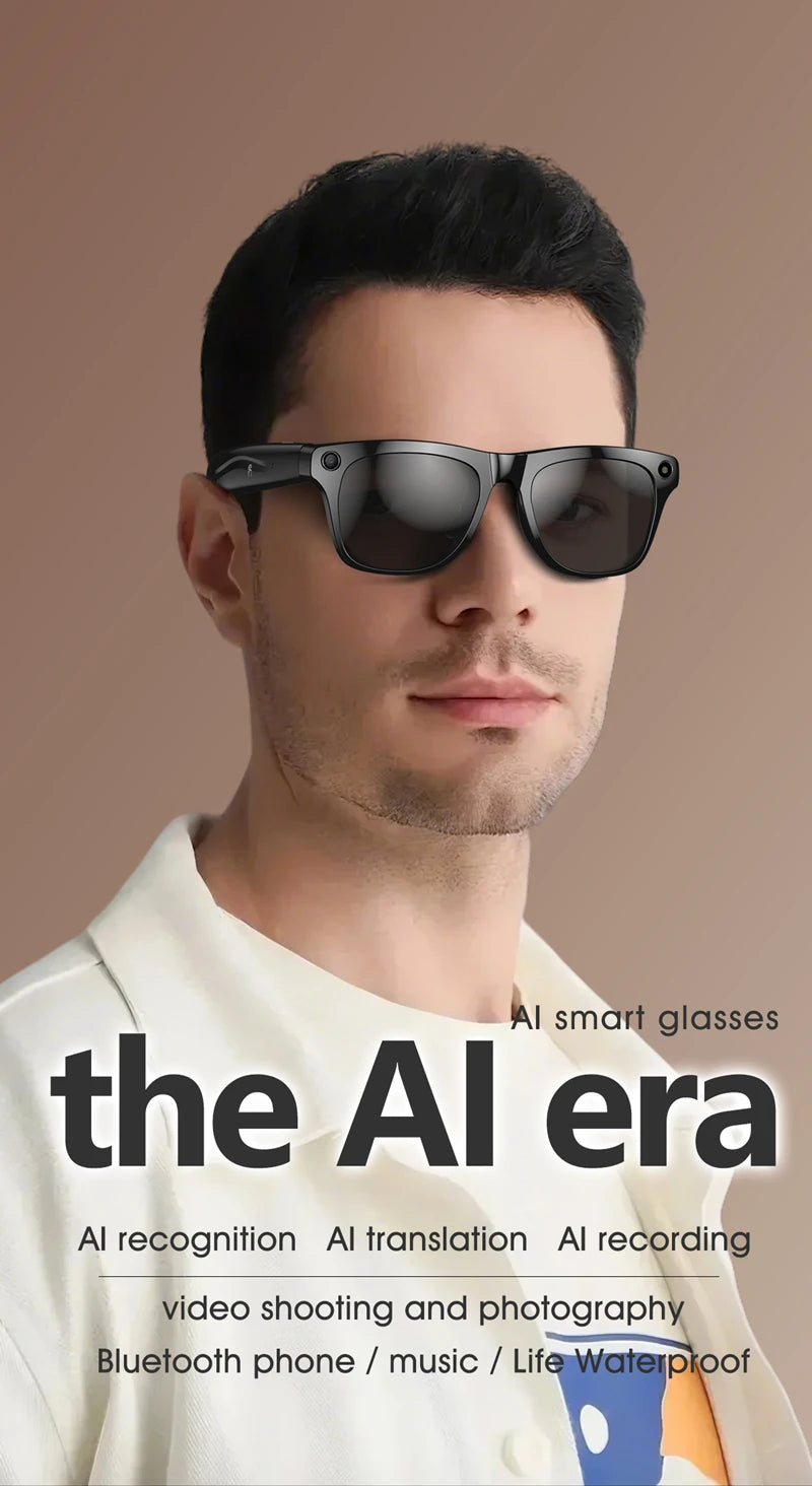 Xiaomi 4K AI Smart Glasses – 100MP HD Camera, Bluetooth Call & Voice Assistant