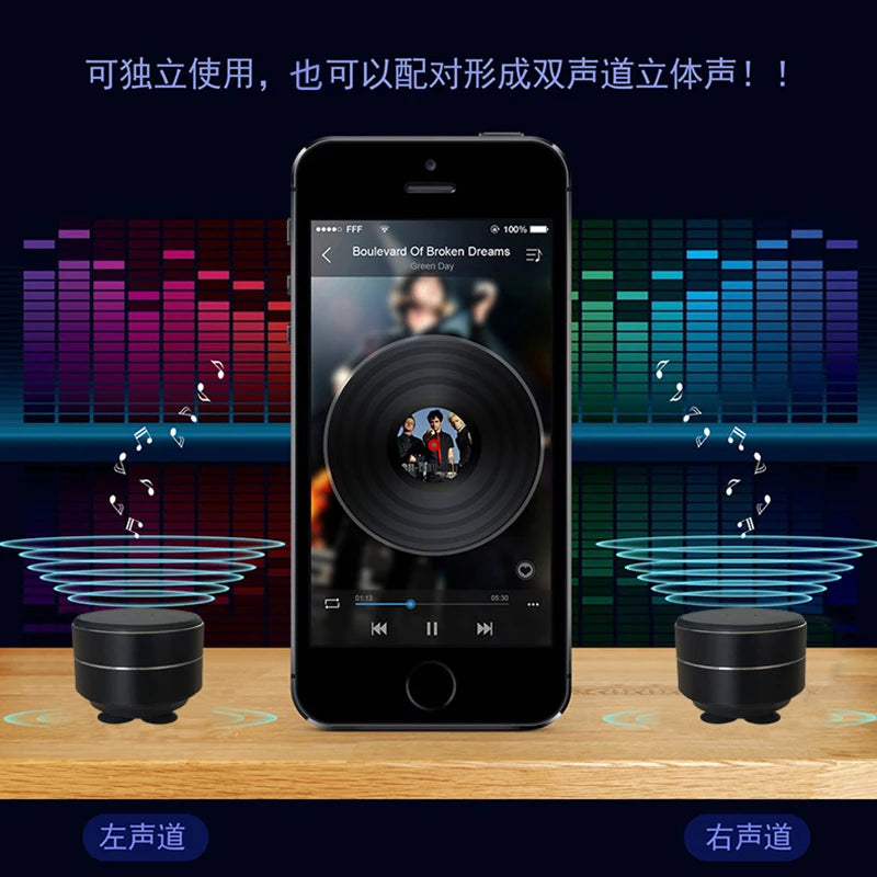 Bone Conduction Wireless Speaker – TWS Hi-Fi Sound with Sucker Mount & Wearable Loop