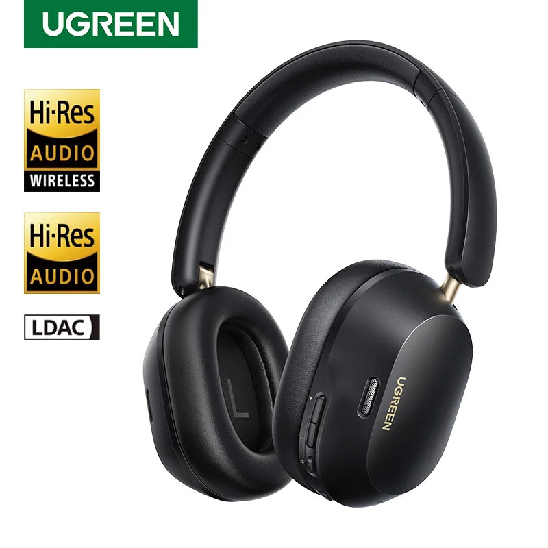 UGREEN Max5C Wireless Headphones – 43dB ANC, LDAC, 75H Battery, Hi-Res Audio