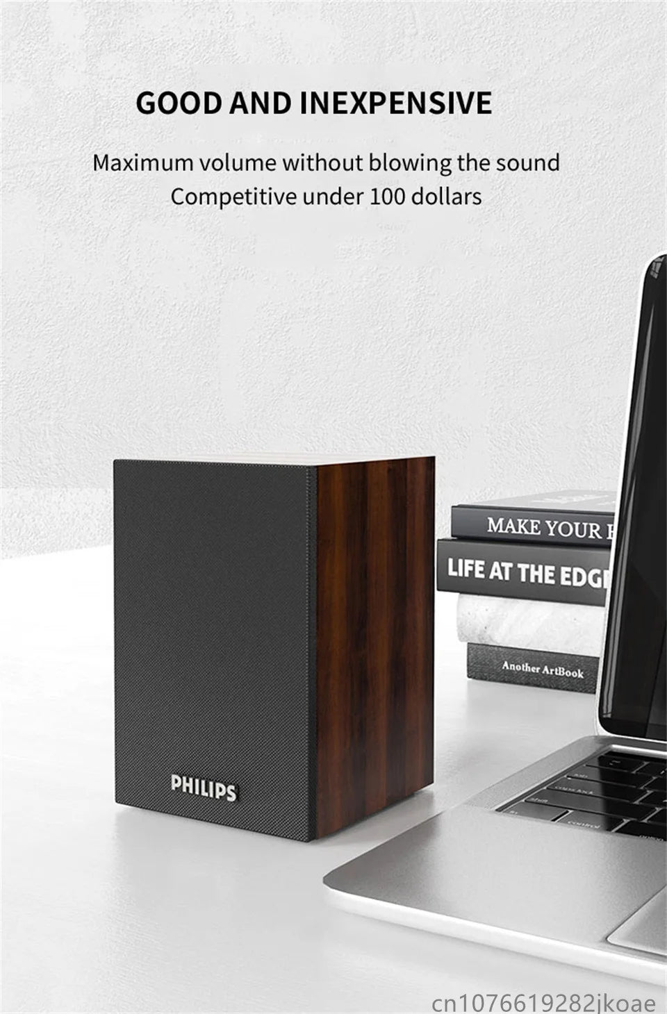 Philips SPA20 Bluetooth Speaker – 360° Stereo Sound for MacBook & PC