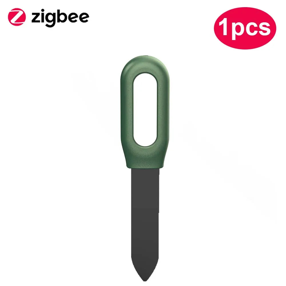 Haozee Tuya Zigbee Smart Soil Sensor – Temperature, Humidity & Moisture Monitor