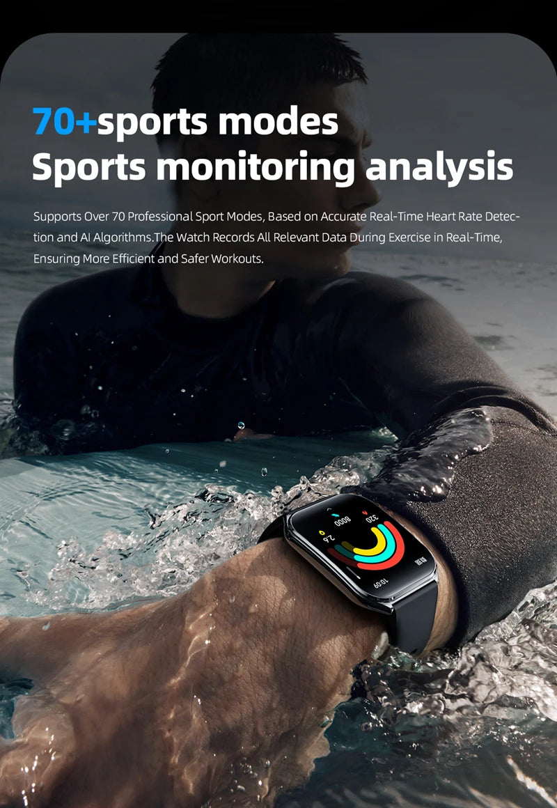 Xiaomi Ultra Thin Smart Watch – 1.96" AMOLED HD Display, Call & Reminder