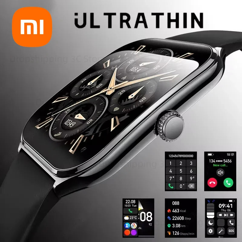 Xiaomi Ultra Thin Smart Watch – 1.96" AMOLED HD Display, Call & Reminder
