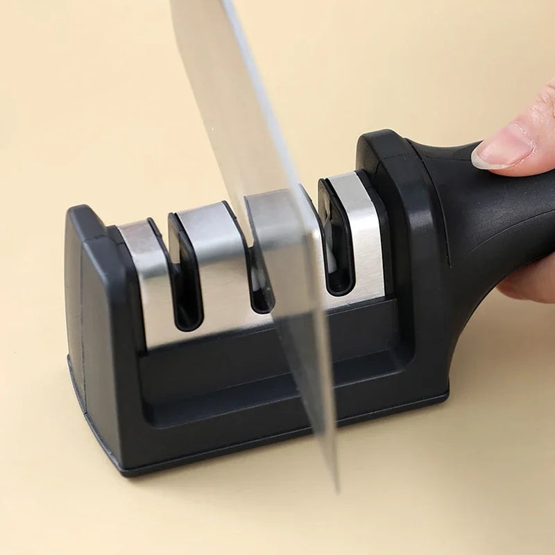 Level 3 Quick Knife Sharpener – Anti-Slip Base Kitchen Tool