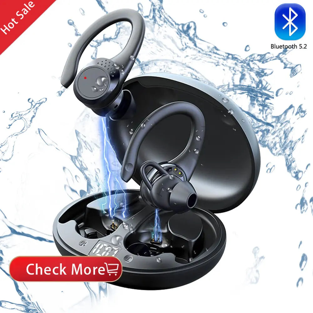 Wireless Bluetooth Headset – Hands-Free Business Earphones with Mic