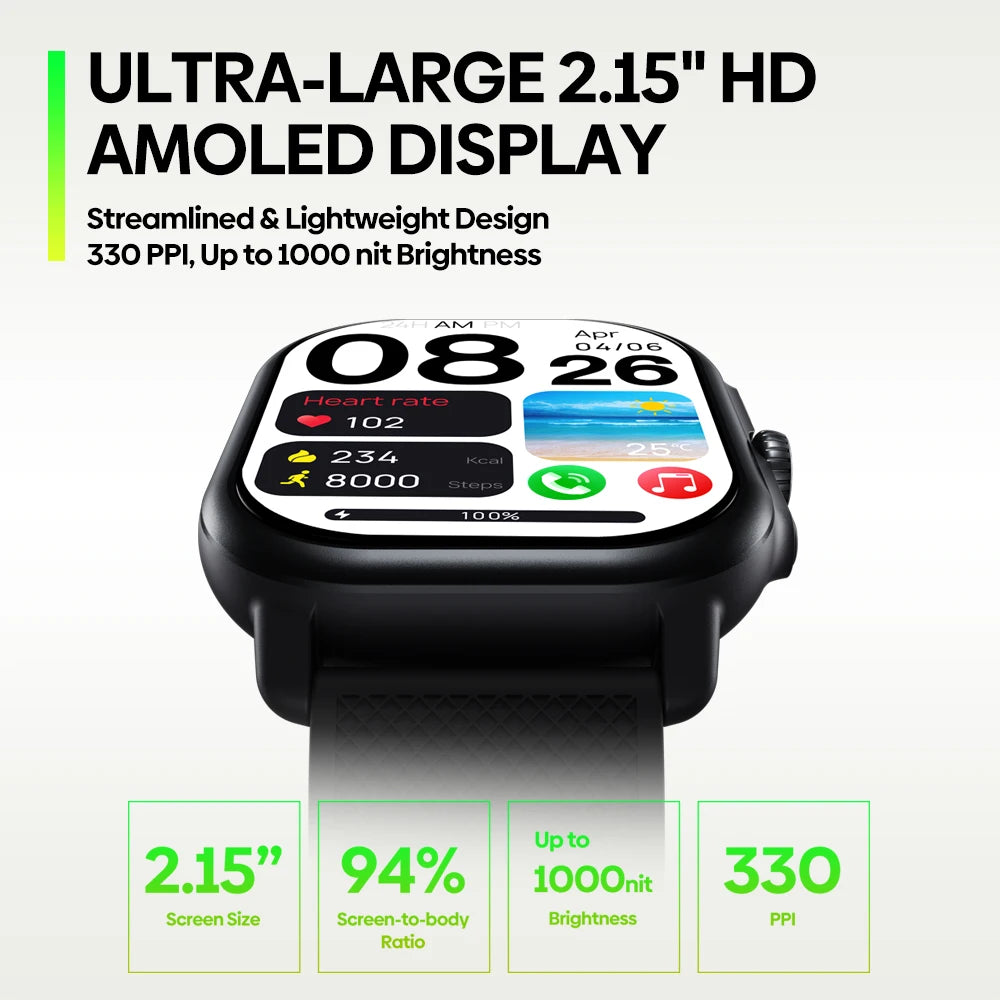 Zeblaze Beyond 3 Pro – GPS Smartwatch with AMOLED Display & Calling
