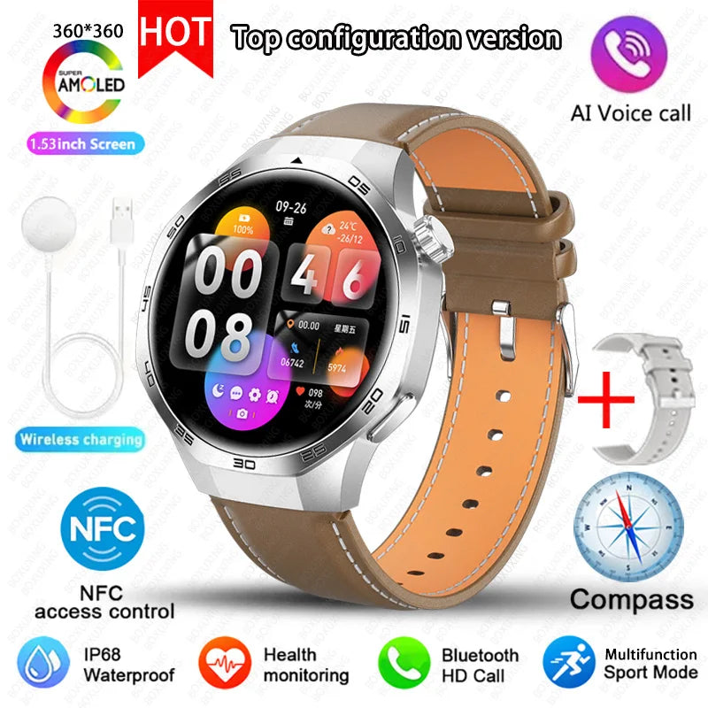Huawei Watch GT5 Pro – AMOLED Smartwatch with NFC, GPS & Bluetooth Call