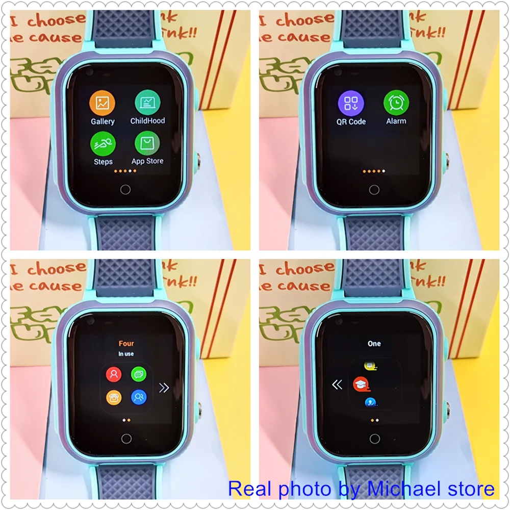 LT21 4G Kids Smartwatch – GPS Tracker, Video Call, SOS, IP67 Waterproof, WiFi, Camera, Phone Watch for Children