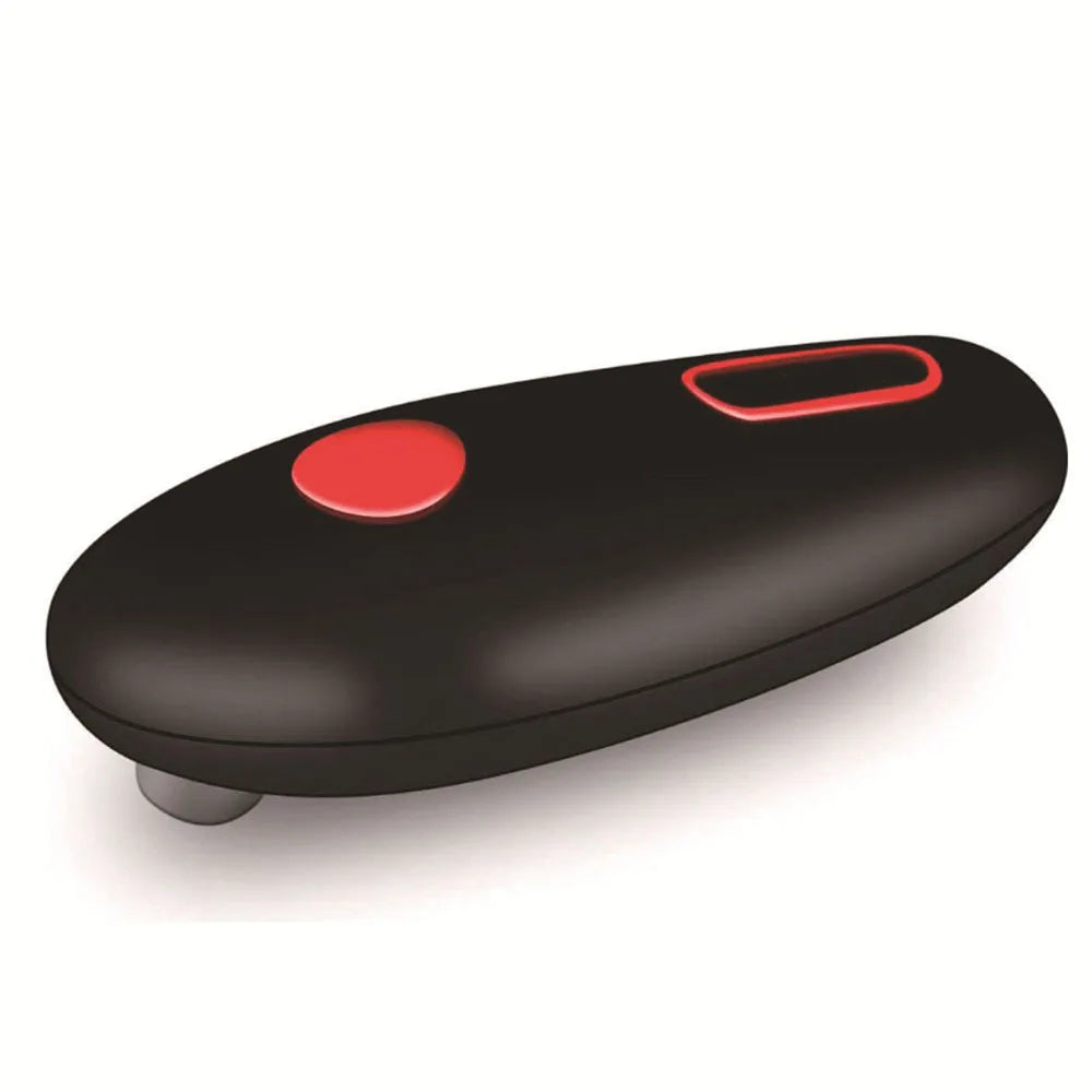 One Touch Electric Can & Jar Opener – Automatic, Portable Kitchen Tool