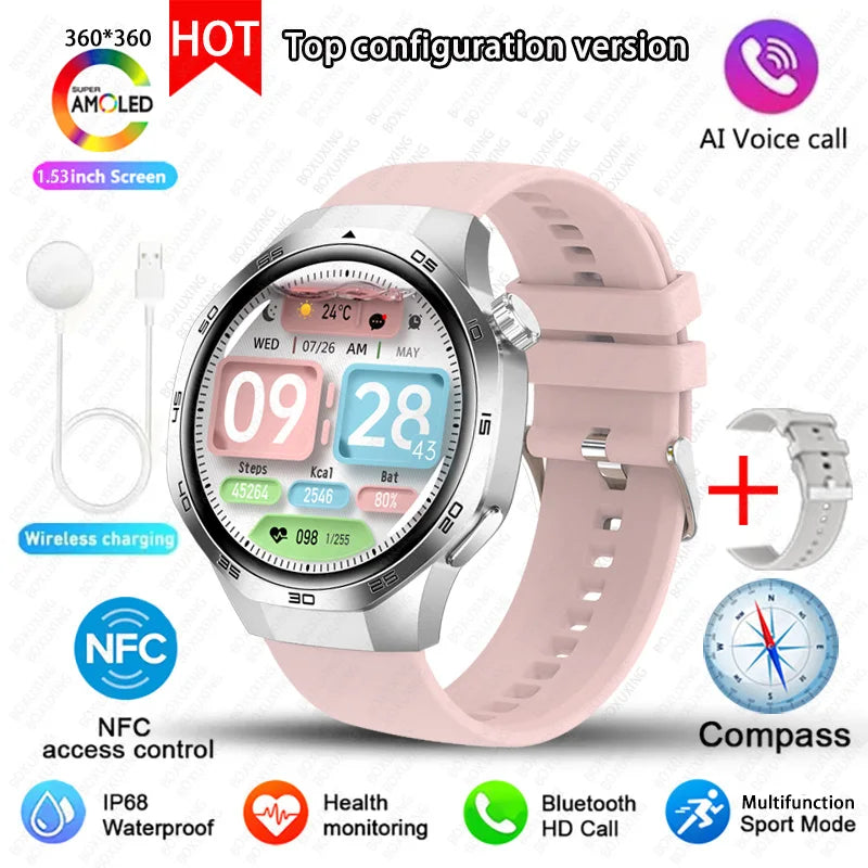 Huawei Watch GT5 Pro – AMOLED Smartwatch with NFC, GPS & Bluetooth Call