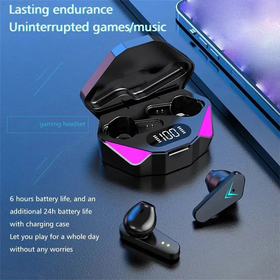 New TWS Wireless Bluetooth Earphones – Waterproof Sport Headset with Mic