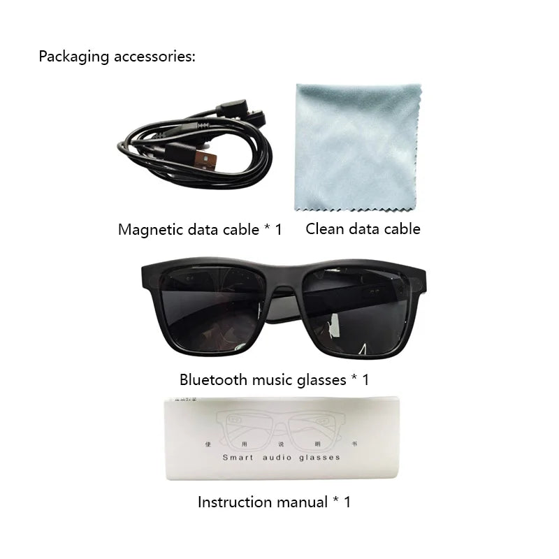 Xiaomi Smart Bluetooth 5.3 Sunglasses – Wireless Calls, Music & Voice Assistant