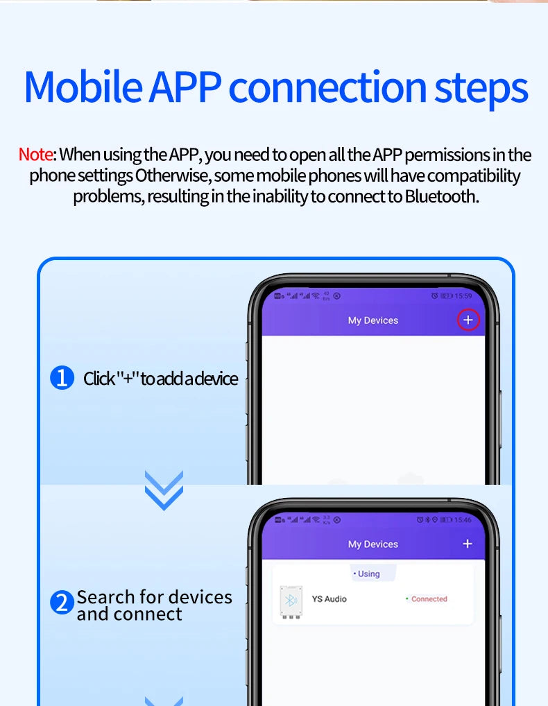 YS-S350H 2.1 Channel Bluetooth 5.1 Amplifier – TPA3251, 220W×2 + 350W Sub Output