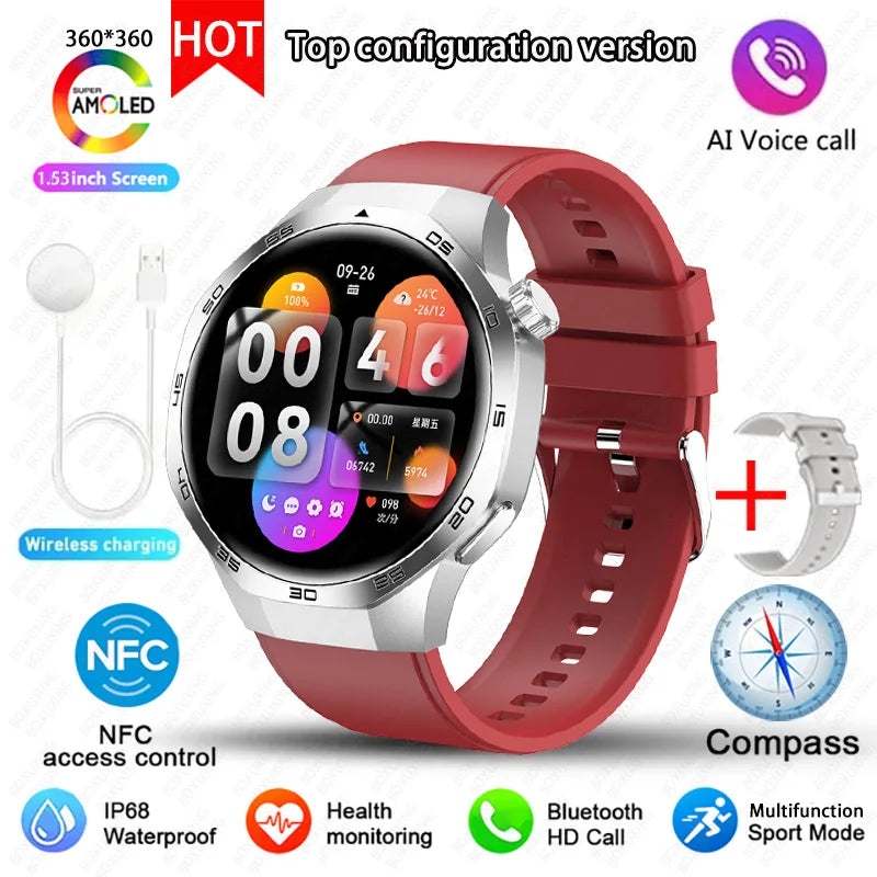 Huawei Watch GT5 Pro – AMOLED Smartwatch with NFC, GPS & Bluetooth Call