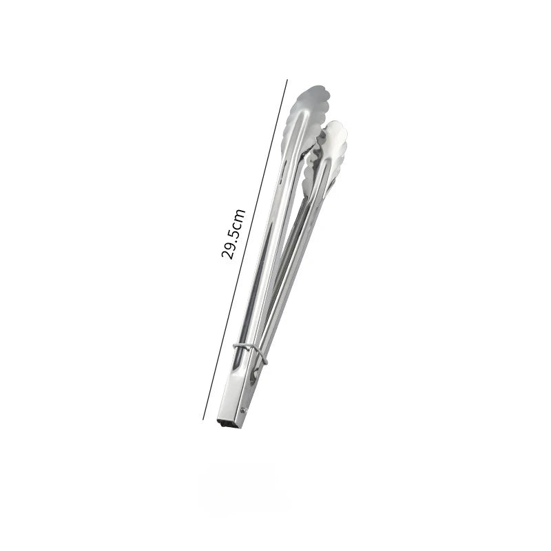 Stainless Steel Kitchen Food Tongs – Cooking, BBQ & Buffet Utensils