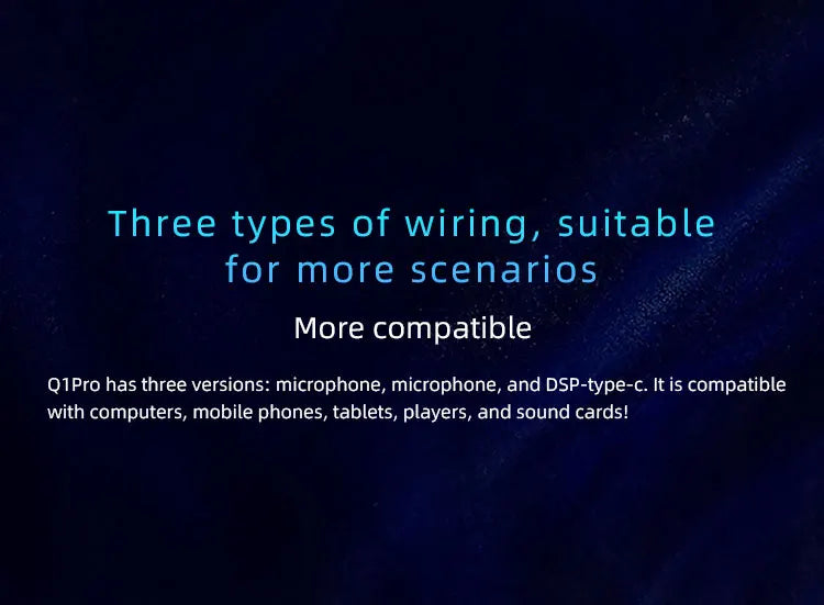 EPZ Q1 Pro Wired Earphones – HiFi Bass IEM with MIC & Detachable Type-C Cable