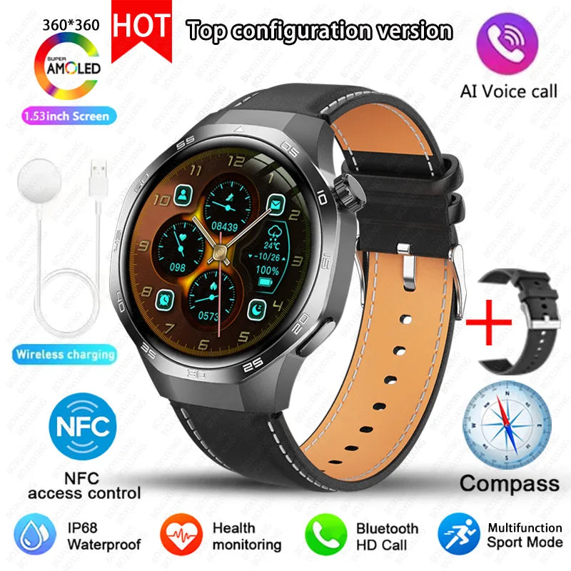 Huawei Watch GT5 Pro – AMOLED Smartwatch with NFC, GPS & Bluetooth Call